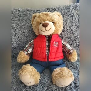 Belkie Bear 2023 Classic Red Vest Collectible Teddy Bear
